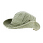 Washed Olive Cotton Jodhpur Bucket Hat - Broner Hats