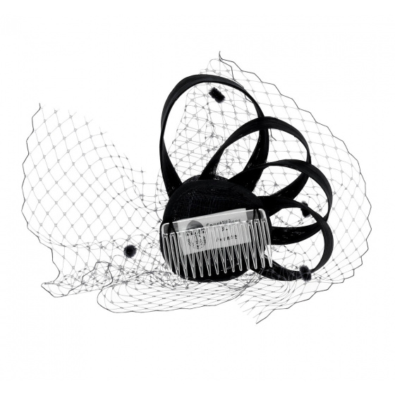 Ceremony Hair Comb - Black Lola