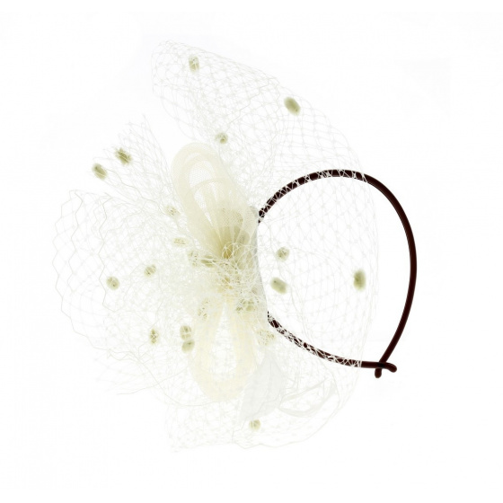 Ceremony headband - Zita ecru