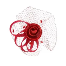 Ceremonial comb - Red Lola - Traclet Boutique Reference: 6653 | Traclet Hat Shop