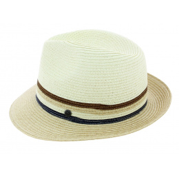 Chapeau Fédora Caprera Paille Papier - Bugatti