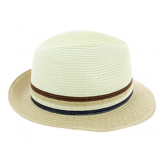 Caprera Paper Straw Fedora Hat - Bugatti