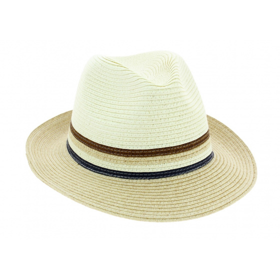 Caprera Paper Straw Fedora Hat - Bugatti