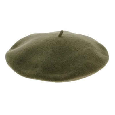 Béret Basque Sanpee Laine Kaki - Elosegui