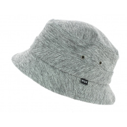 Gray Heathered Pique Bucket Hat - Huf
