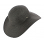 Black Paper Straw Summer Saint Barth Wide Brim Hat - Seeberger