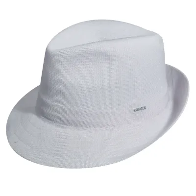 Kangol Hiro Trilby Hat - White Reference: 815 | Traclet Hat Shop