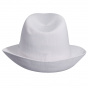 White Hiro trilby hat - Kangol
