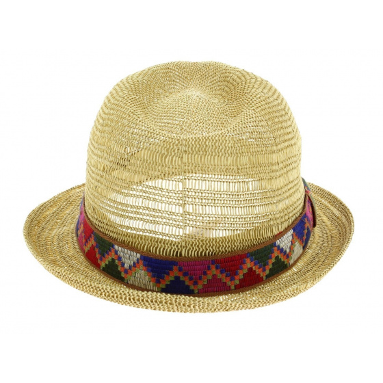 Juliaca Paper Straw Trilby Hat - Seeberger Juliaca Paper Straw Trilby Hat - Seeberger