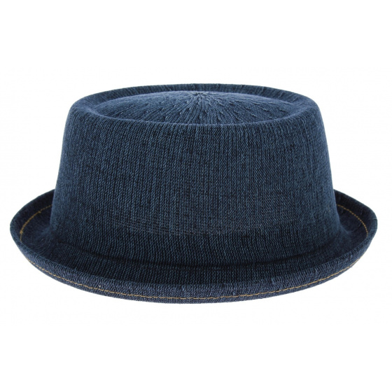 Chapeau PorkPie Denim Mowbray Bleu-Jean - kangol
