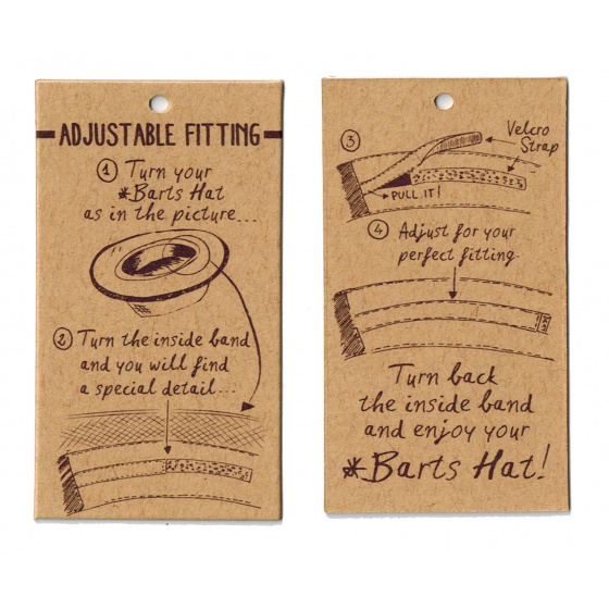 Natural Straw ZAPLIN Trilby Hat - Barts