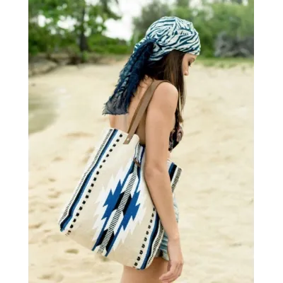 Fancy blue scarf - Antibes Barts Reference: 3980 | Chapellerie Traclet