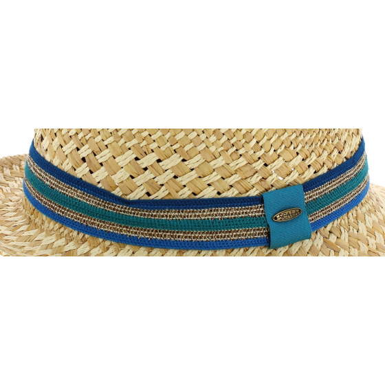 Chapeau Trilby San Jose Paille Naturel - Scala