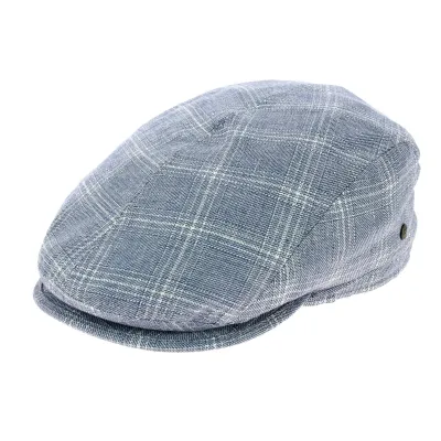 Summer Flat Cap Rondinaria Linen Sky Blue - Wegener Reference: 6680 | Chapellerie Traclet