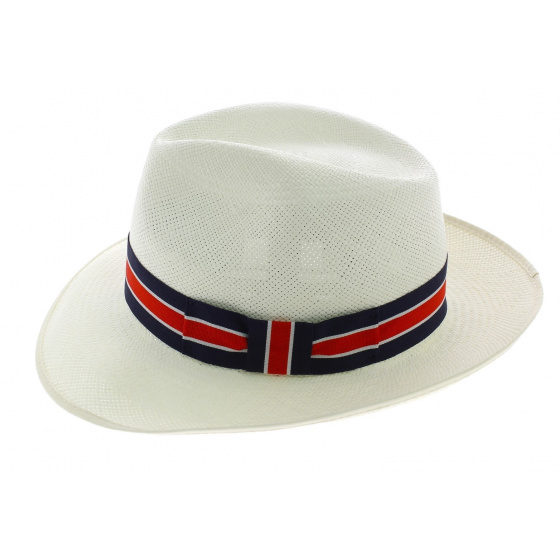 Chapeau Fédora Regimental Panama Naturel - Christy