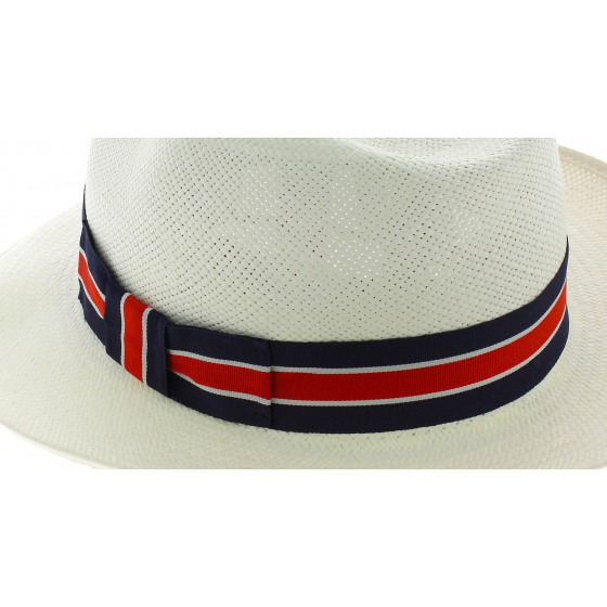 Chapeau Fédora Regimental Panama Naturel - Christy
