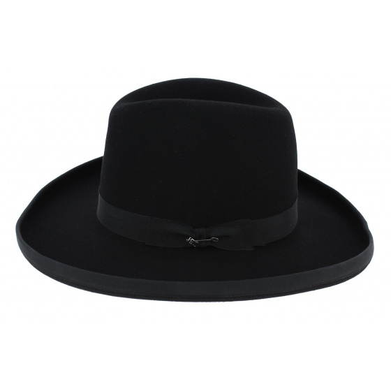 Sheridan Black Bison Felt Hat - Stetson