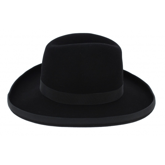 Sheridan Black Bison Felt Hat - Stetson