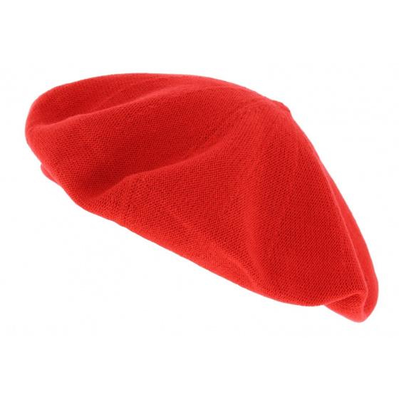 Beret coton Rouge