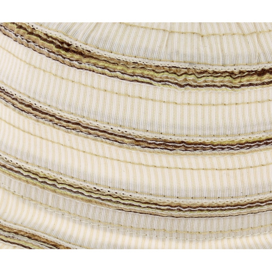 Children's Kate Cotton Beige Bucket Hat - Traclet Children's Kate Cotton Beige Bucket Hat - Traclet
