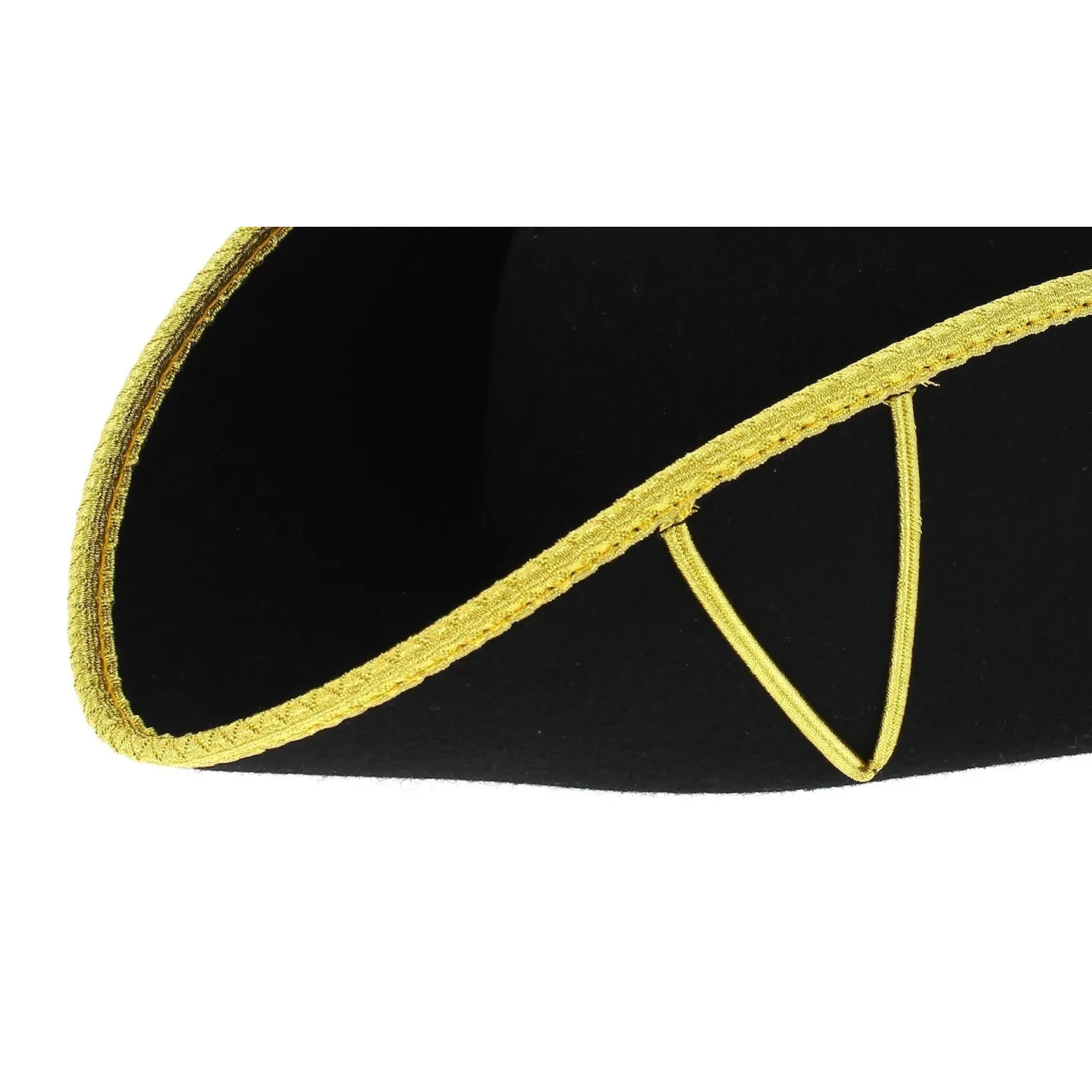 Tricorne Franc-Maçon Pliable Feutre Laine - Traclet Reference : 6703 | Chapellerie Traclet