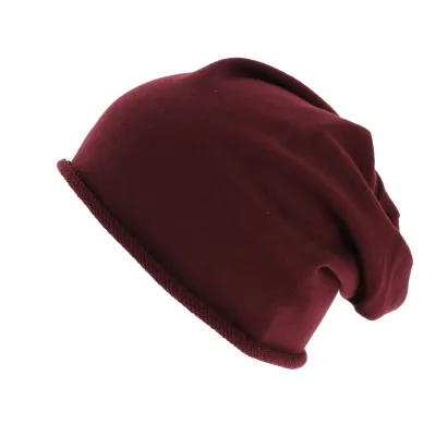 Bonnet Oversize Brooklin Bordeaux Coton - Atlantis Reference : 6706 | Chapellerie Traclet
