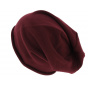 Oversized Beanie Brooklin Burgundy Cotton - Atlantis