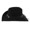 Chapeau de Cowboy Jesse Feutre Laine Noir - Bullhide Reference : 6709 | Chapellerie Traclet