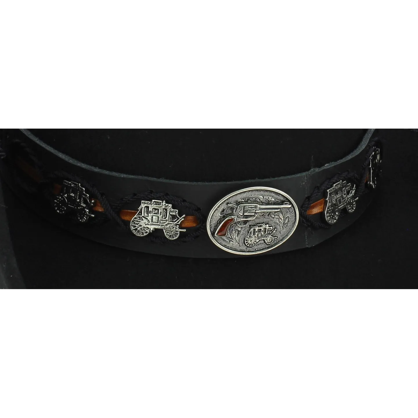 Chapeau de Cowboy Jesse Feutre Laine Noir - Bullhide Reference : 6709 | Chapellerie Traclet