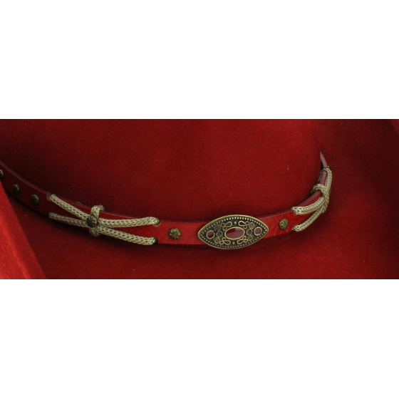 Chapeau Cowboy Emotionally Charged Feutre Rouge - Bullhide