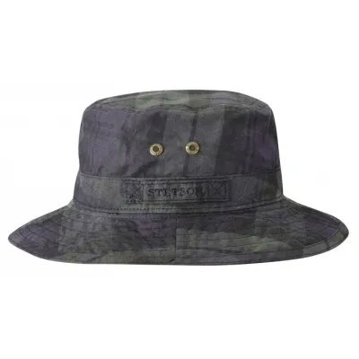 Stetson Atkins navy waxed hat Reference: 1661 | Traclet Hat Shop