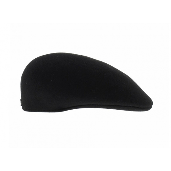 Black Domed Felt Fur Cap - Borsalino