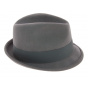 Player Gain Grey Wool Felt Hat - Brixton