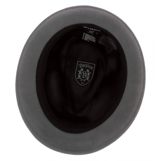 Chapeau Player Gain Feutre Laine Gris - Brixton