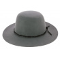 Dallas Grey Wool Felt Wide Brim Hat - Brixton