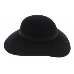 Foxes Wool Felt Wide-Brimmed Hat - Traclet