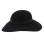 Foxes Wool Felt Wide-Brimmed Hat - Traclet