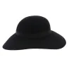 Capeline Foxes Feutre Laine Noir - Traclet Reference : 6739 | Chapellerie Traclet