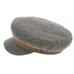 Brown Wool Fiddler Sailor Cap - Brixton
