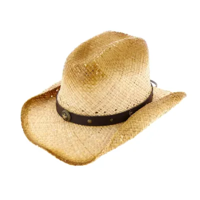 Chapeau Cowboy Rising Star Paille Naturel - Bullhide  Reference : 6740 | Chapellerie Traclet