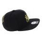 NY Yankees Black & Gold Crackled Visor Snapback - 47 Brand