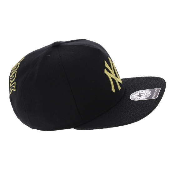 Snapback Visière Craquelée NY Yankees Noir & Or - 47 Brand Snapback Visière Craquelée NY Yankees Noir & Or - 47 Brand