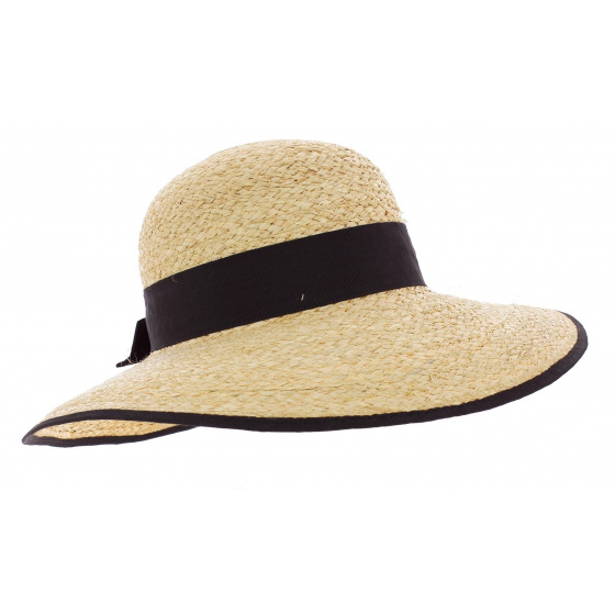 Natural Raffia Governor Wide Brim Hat - Traclet