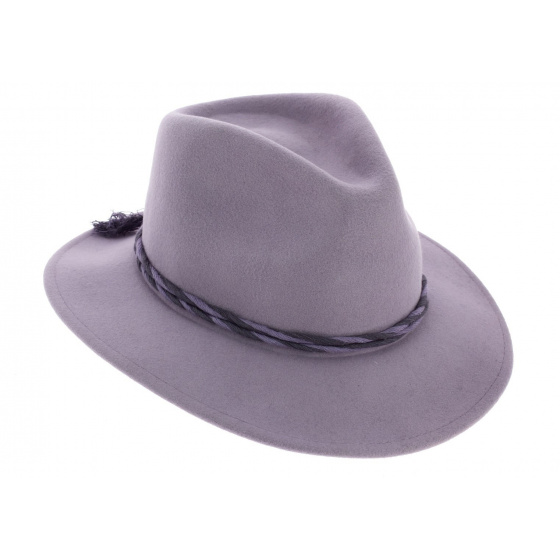 Corbet Traveller Hat in Lavender Wool Felt - Brixton