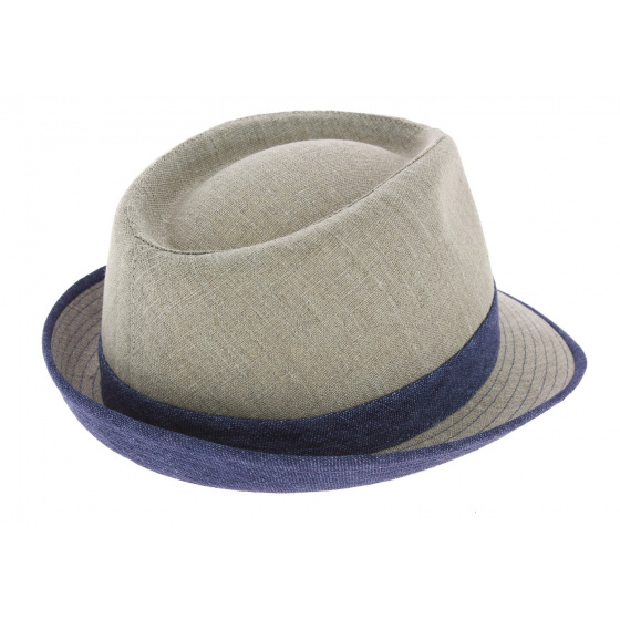 Chapeau Trilby Tropea Lin Beige - Traclet