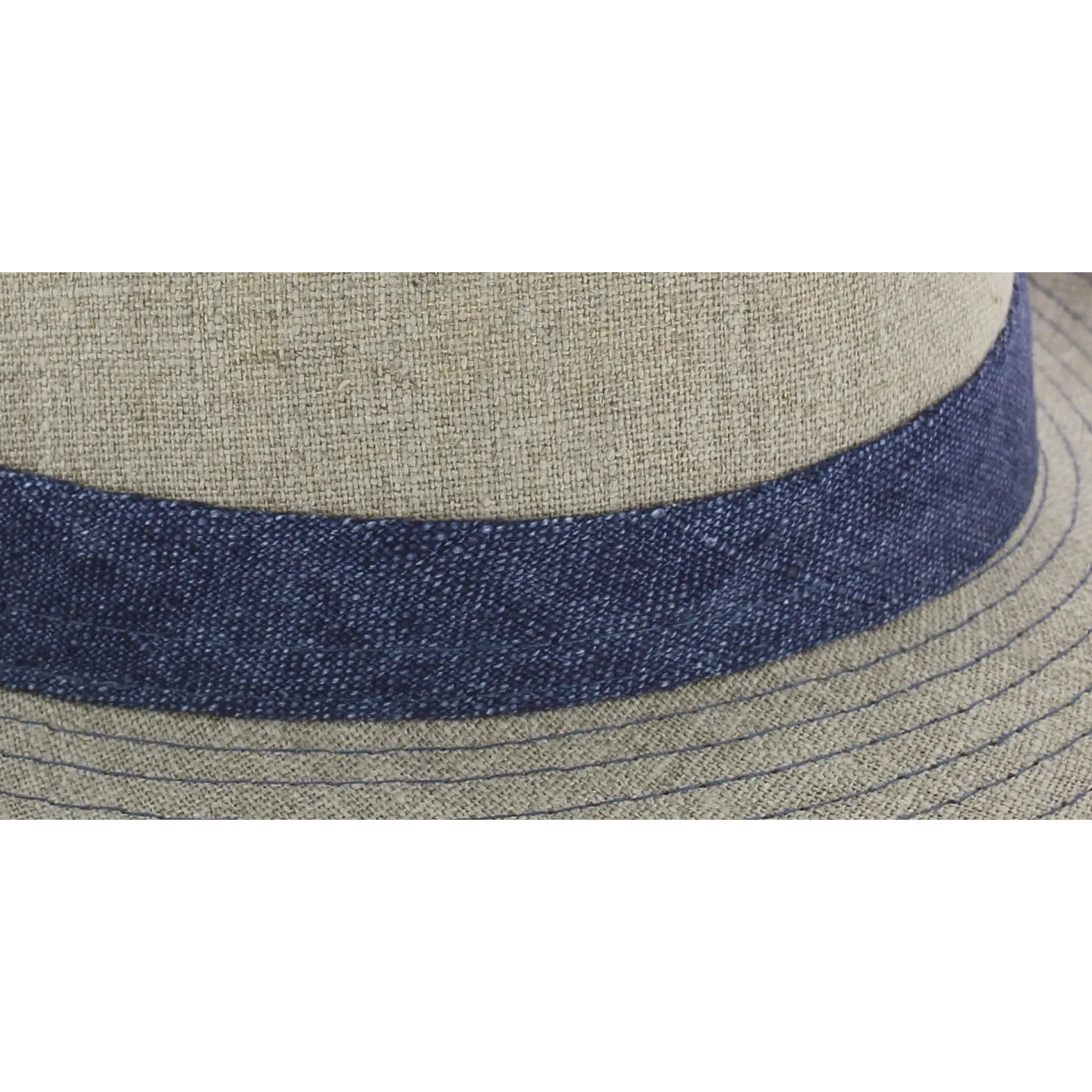 Beige Linen Trilby Hat Tropea - Traclet Reference: 6775 | Traclet Hat Shop