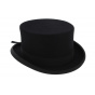 Black Fur Felt Amazon Hat - Guerra 1855