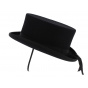 Black Fur Felt Amazon Hat - Guerra 1855
