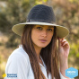 Traveller Tune Natural Fiber Hat Black / Nat - Rigon Headwear