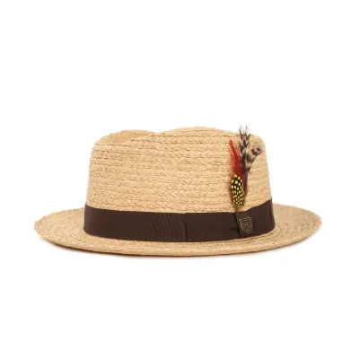 Chapeau Paille Delta naturel BRIXTON Reference : 3484 | Chapellerie Traclet